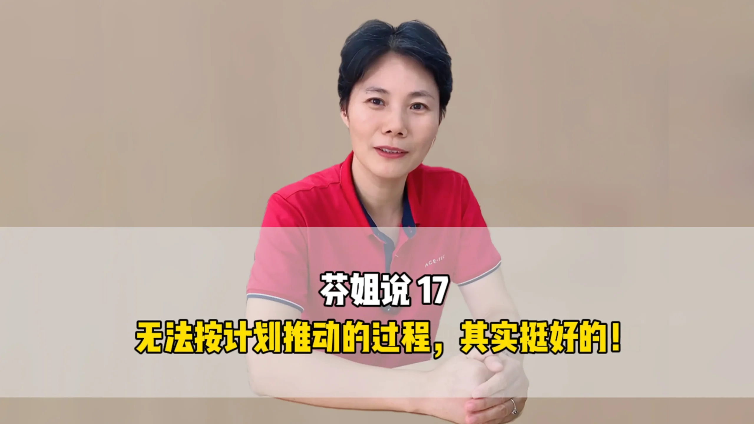 芬姐说17：无法按计划推动的过程，其实挺好的！